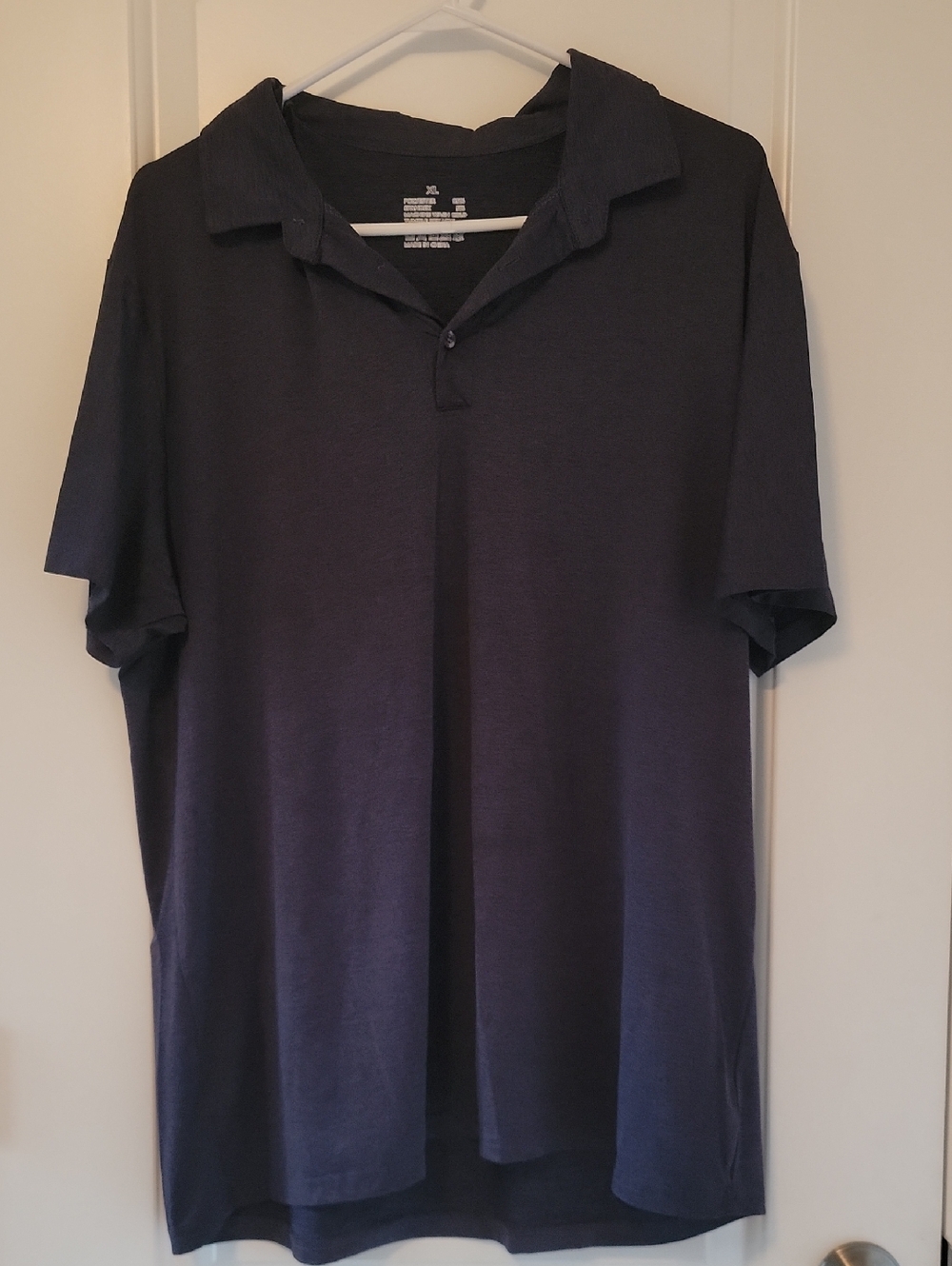 Men's Navy Short-Sleeve Polo Shirt